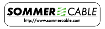 Sommer Cable Mikrofon- und Lautsprecherkabel, Multicore Sommer Cable, Mikrofonkabel, Cat-Kabel, Multicore, Video-Kabel, Adapter, Stecker, Steckverbinder
